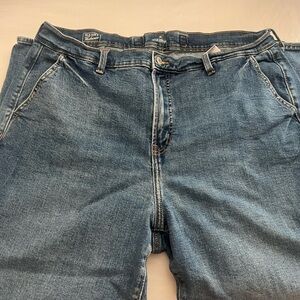 Old Navy Straight Leg Blue Cargo Jeans